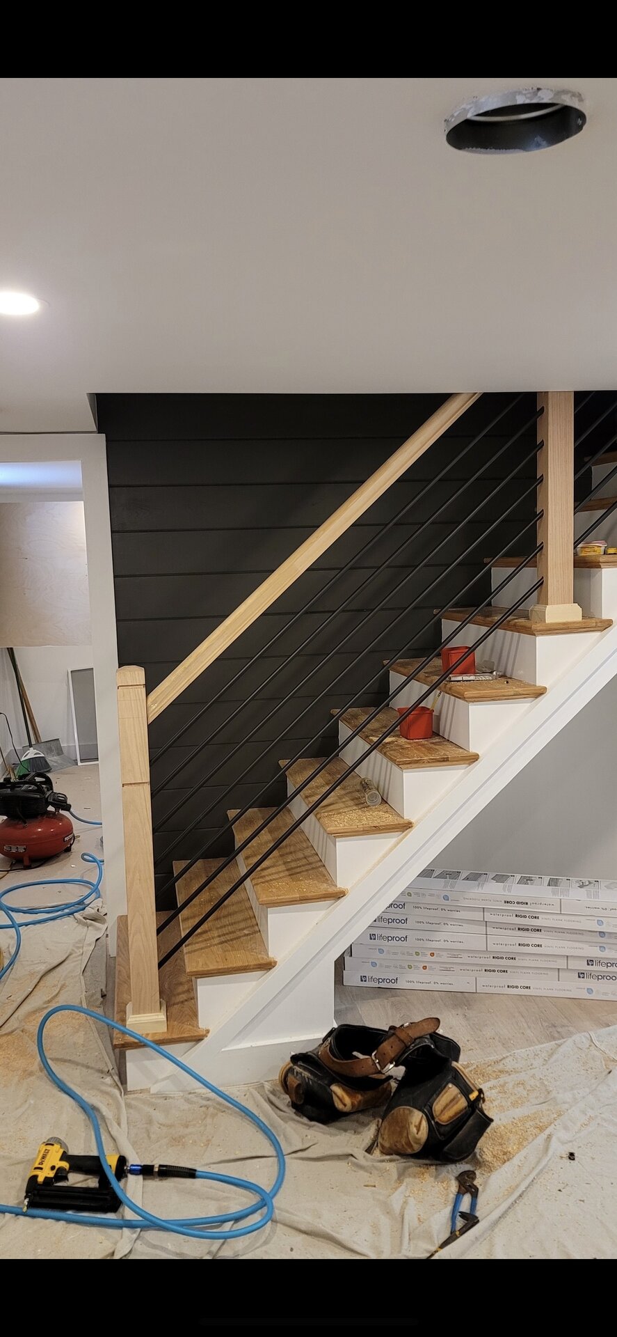 Finished Basement Renovation in Reading, MA