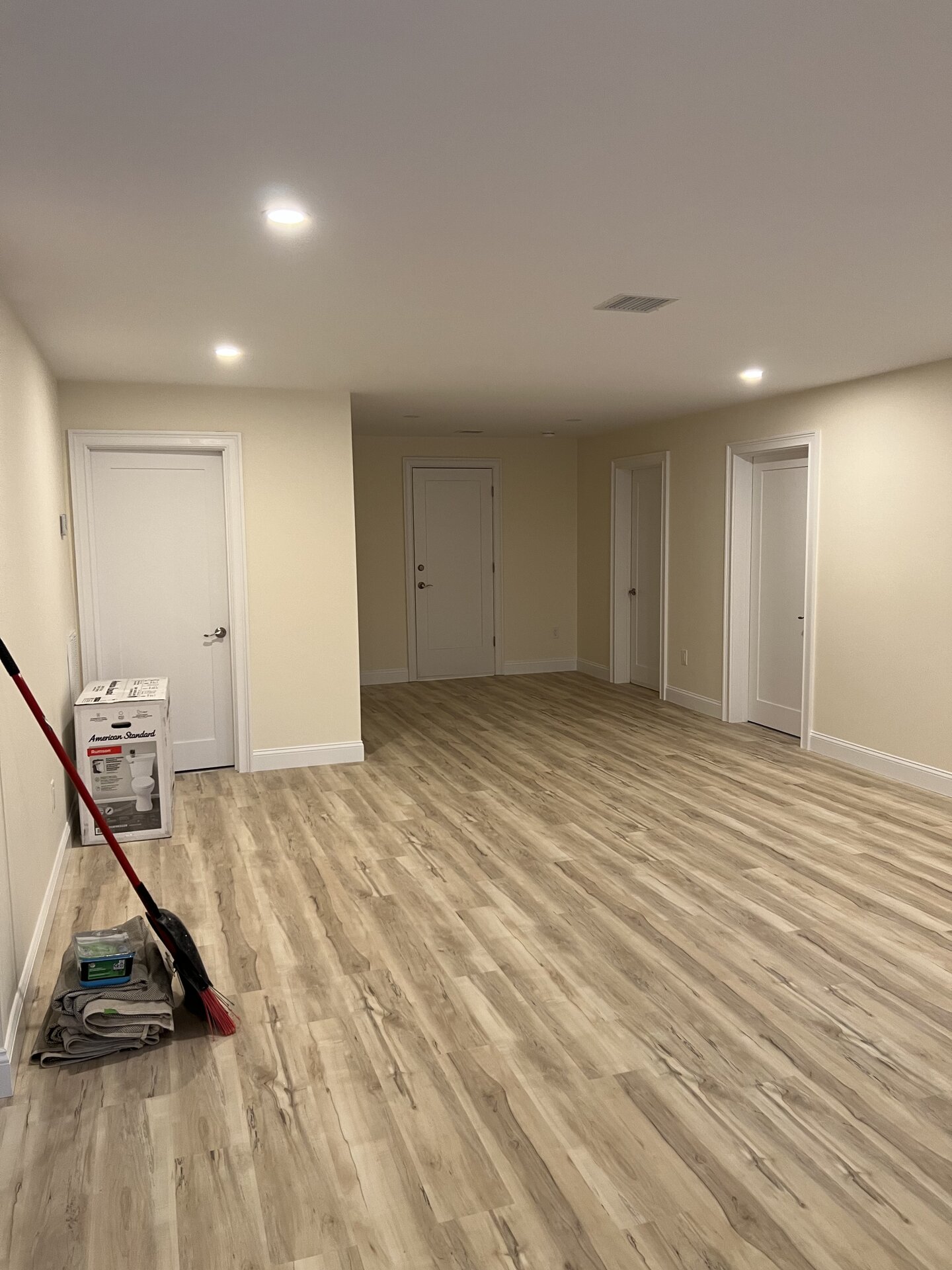 Finished Basement with Egress Window in Wrentham, MA