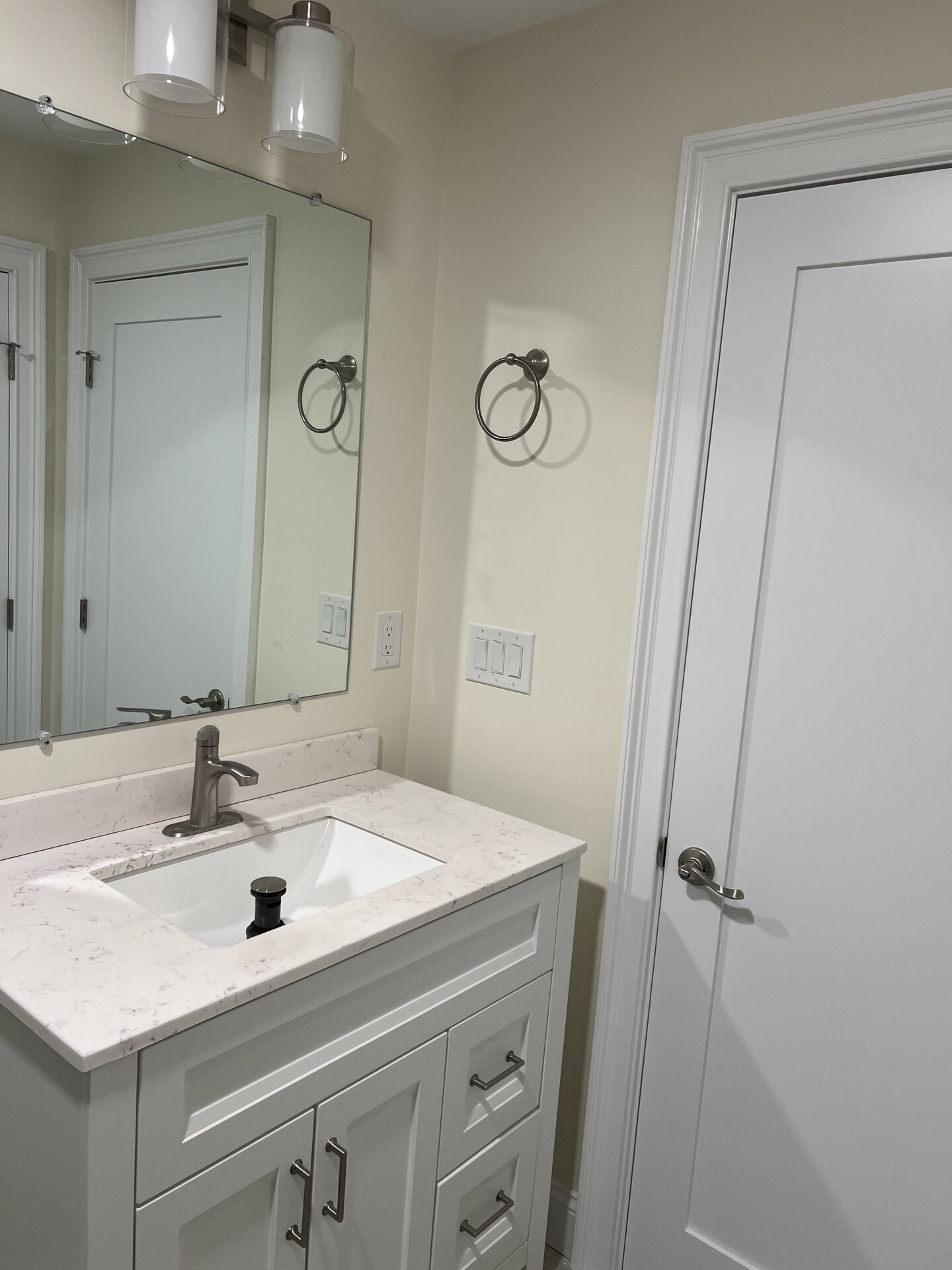 Full Bathroom Renovation with Vanity & Shower in MetroWest, MA