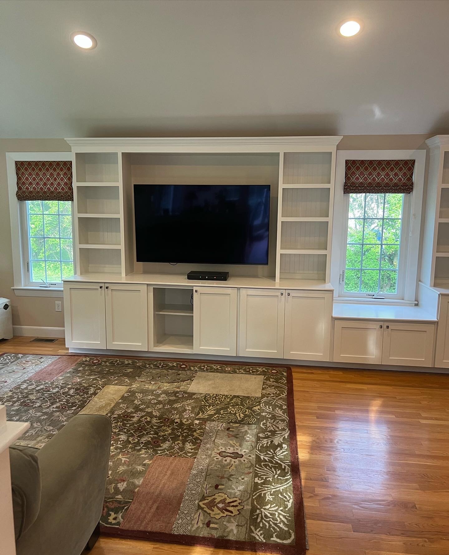 Living Room Built-In Cabinetry in Natick, MA