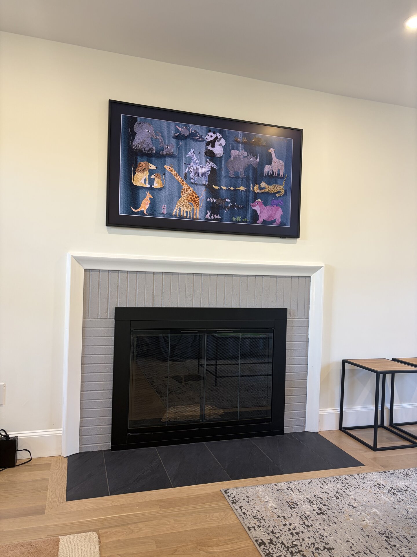 Stone Fireplace & Custom Mantel in MetroWest, MA