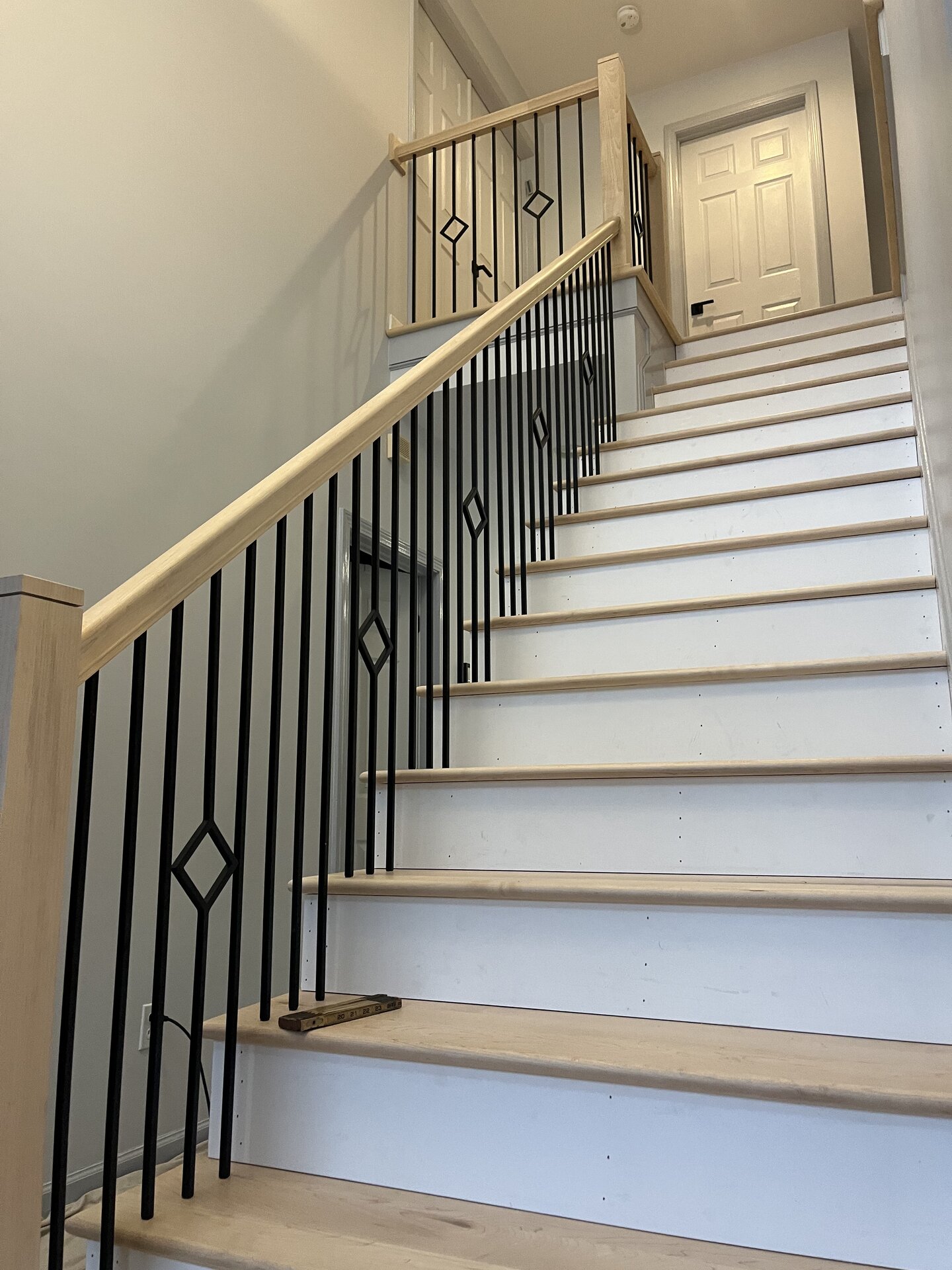 Custom Stair Railing Build in MetroWest, MA