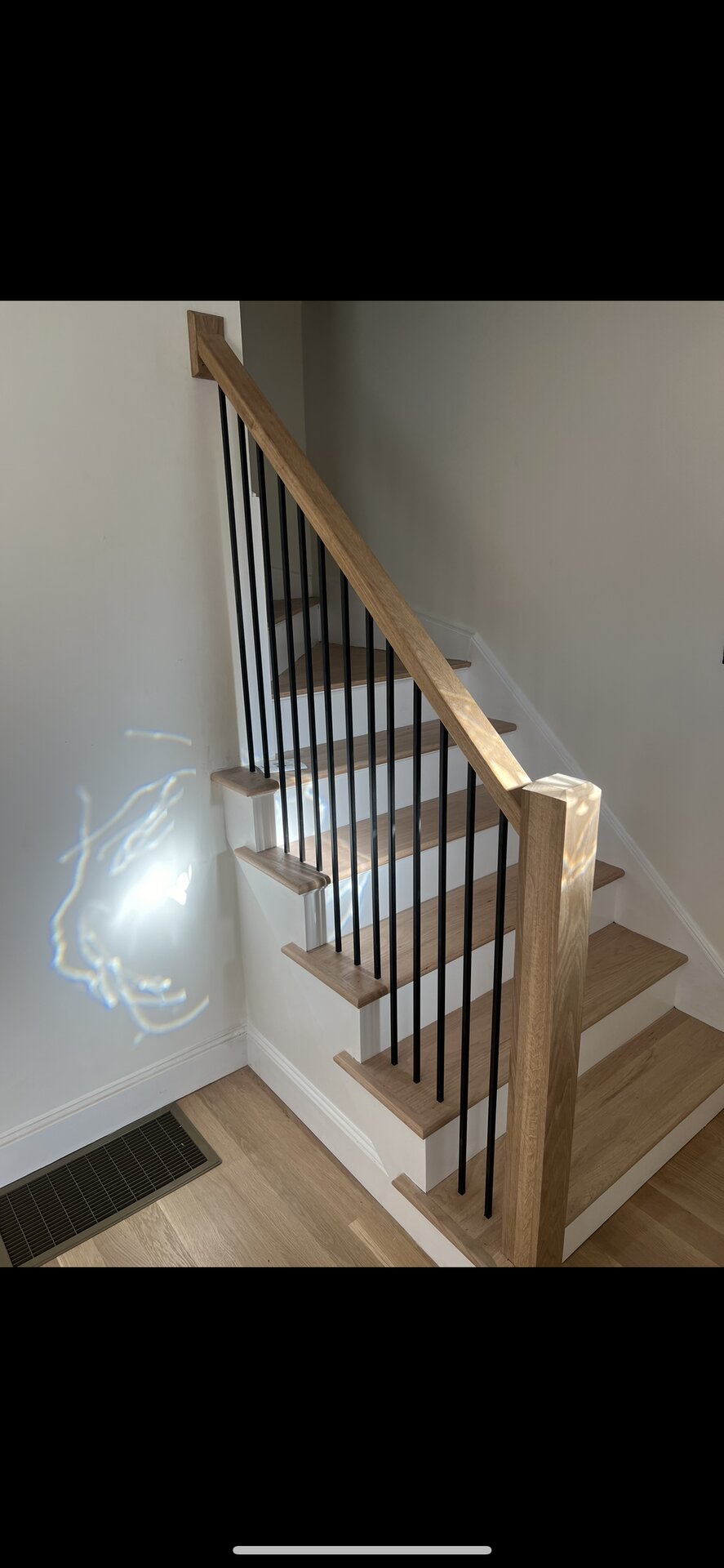Custom Staircase Detail in MetroWest, MA